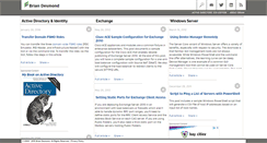 Desktop Screenshot of briandesmond.com