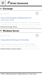 Mobile Screenshot of briandesmond.com