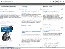 Tablet Screenshot of briandesmond.com